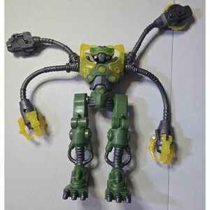 Marvel Mech Strike Mechasaurs Robot Toy Green Yellow Articulated Action Figure